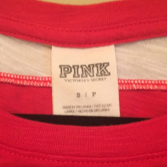 PINK Victoria’s Secret Long Sleeve Tee Size Small - Picture 3 of 4